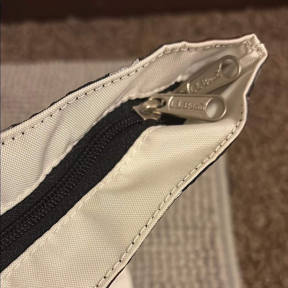 L.L. Bean Blue and White Nautical Tote Bag - Picture 10 of 12